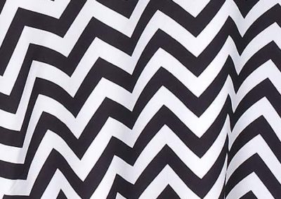 Black Chevron Poly Napkin