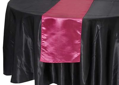 Fuschia Satin Runner