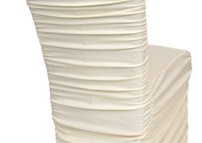 Ivory Rouged Chair Cover