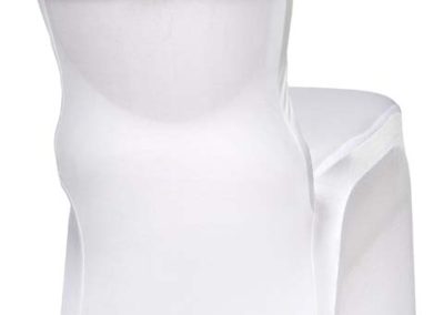 White Spandex Chair Cover