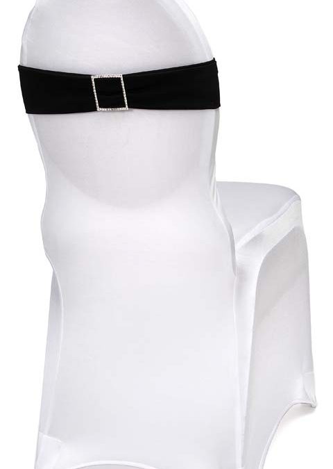 White Spandex Chair Cover