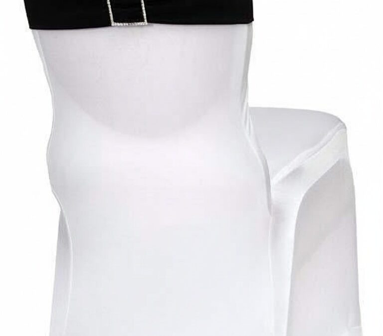 White Spandex Chair Cover