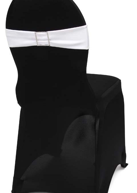 Black Spandex Chair Cover