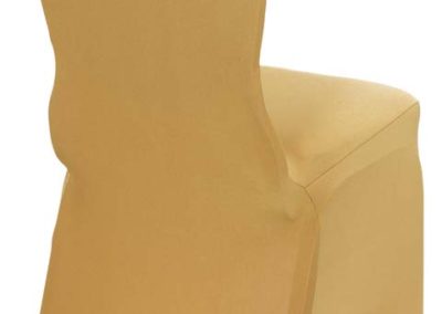 Gold Spandex Chair Cover