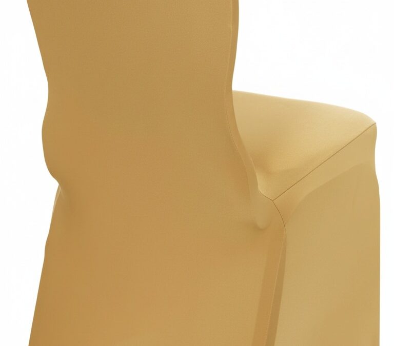 Gold Spandex Chair Cover