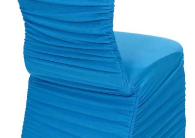 Turquoise Rouged Chair Cover