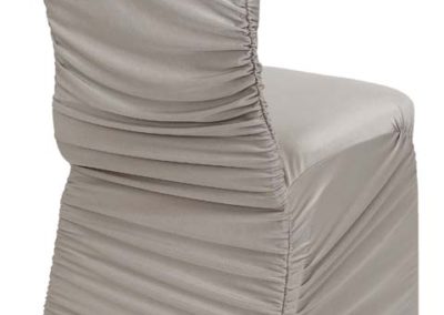 Silver Rouged Chair Cover