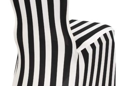 Stripe Spandex Chair Cover