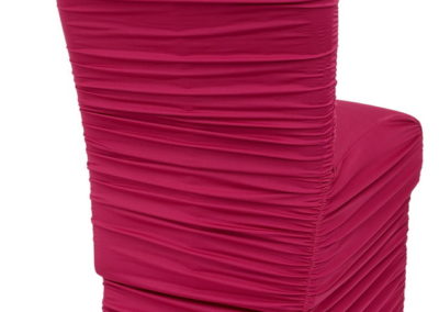 Fuchsia Rouged Chair Cover