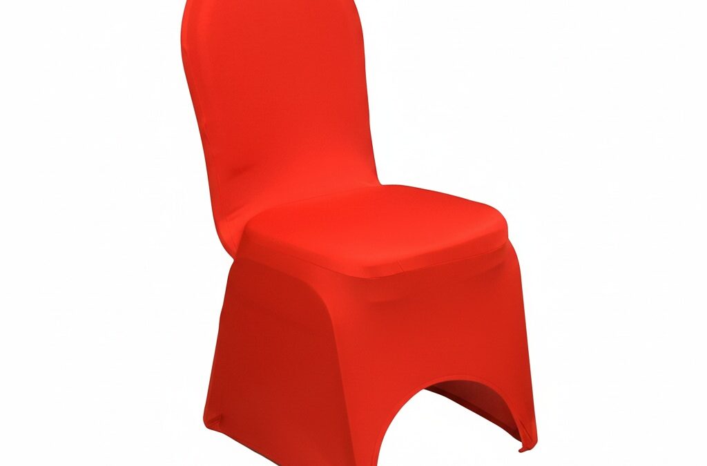 Red Spandex Chair Cover
