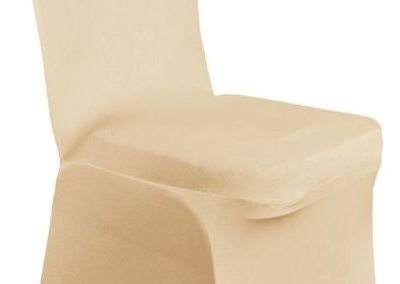 Champagne Spandex Chair Cover