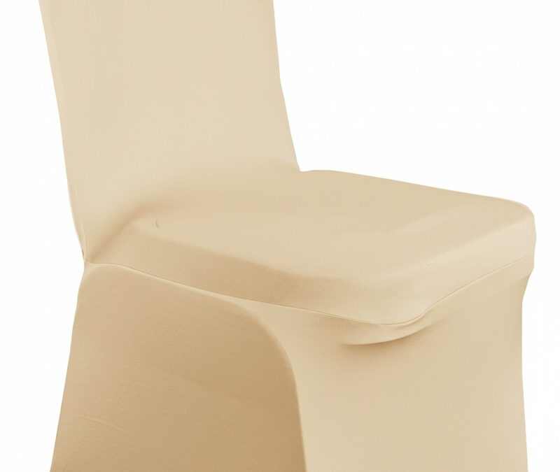 Champagne Spandex Chair Cover