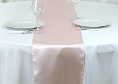 Blush Satin Runner