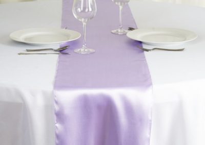 Lilac Satin Runner