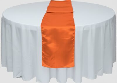 Orange Satin Runner