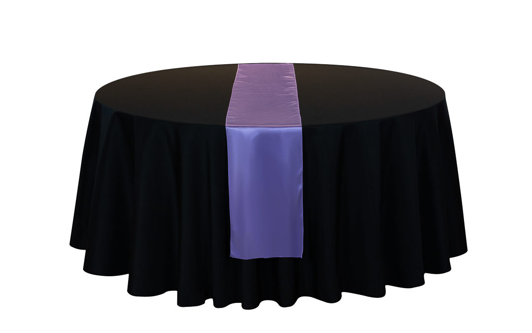 Purple Satin Runner