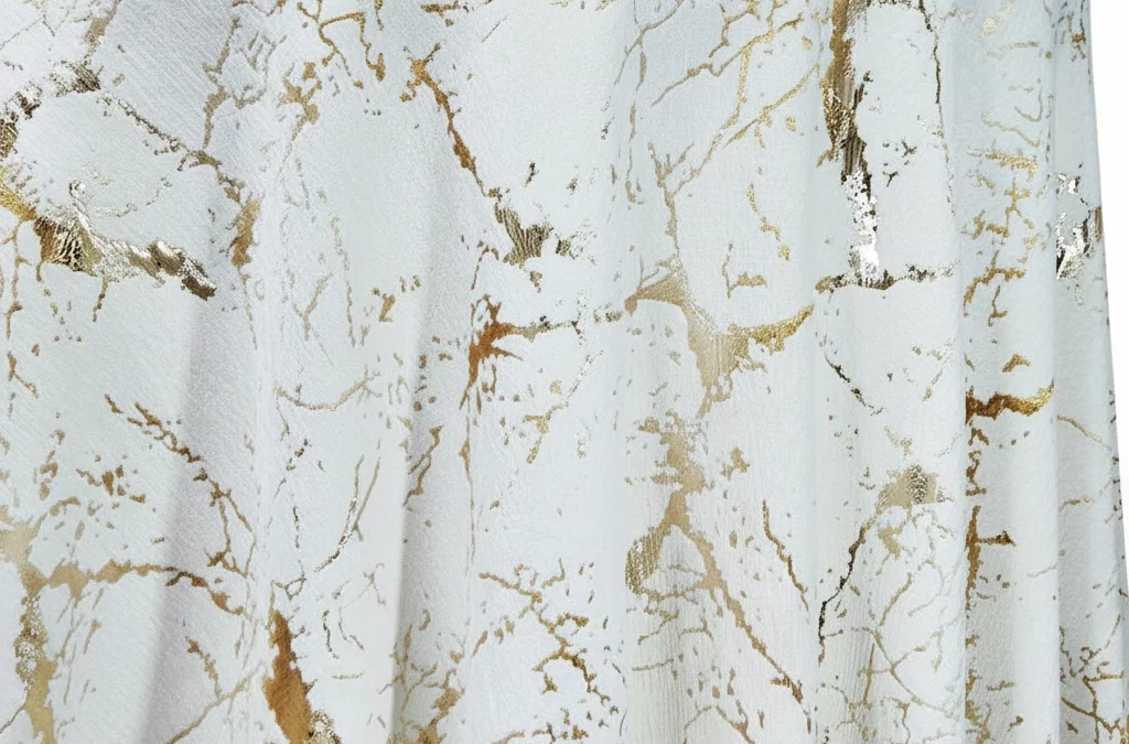 Gold & White Marble
