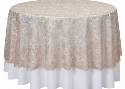 Champagne Floral Lace