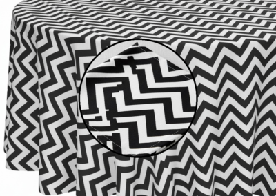 Black Chevron Poly