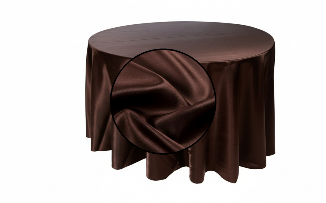 Dark Brown Satin