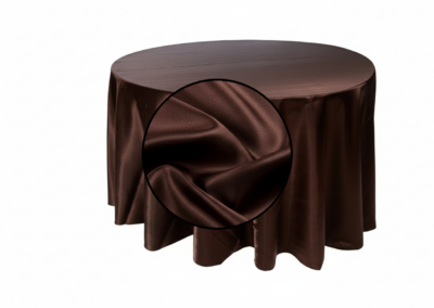 Dark Brown Satin