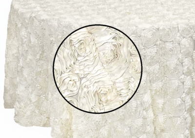 Ivory Satin Rosette