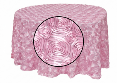 Pink Satin Rosette