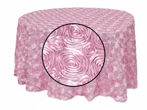 Pink Satin Rosette