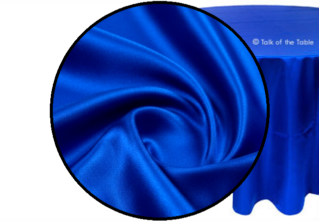 Royal Blue Satin