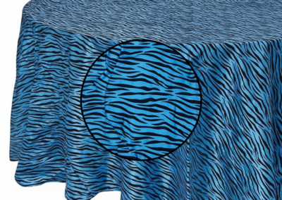 Turquoise Zebra Damask